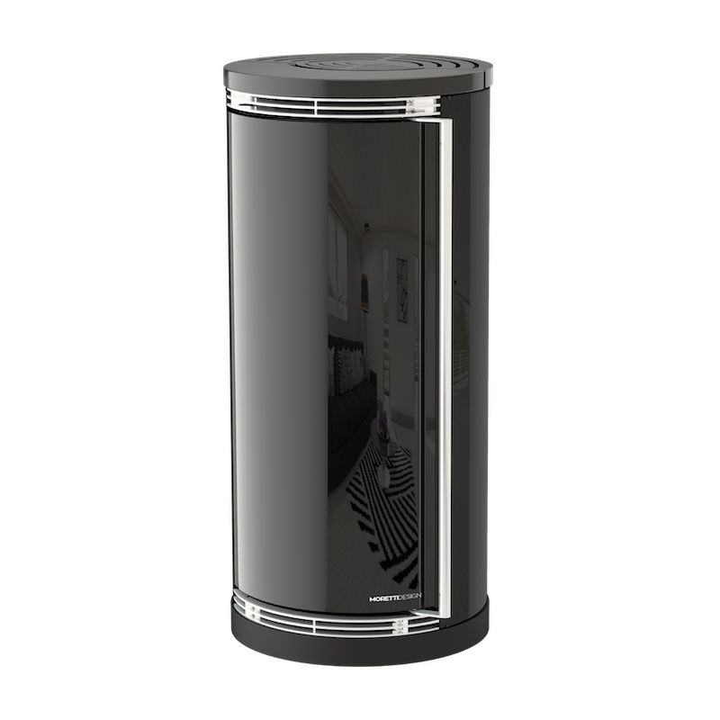 Gaisa apkures granulu kamīns ERGONOMIC GLASS 10 KW